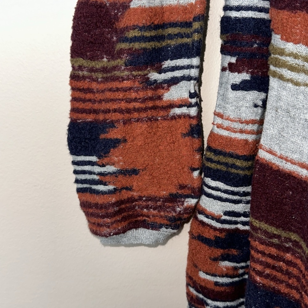 Lucky Brand Aztec Style Open‎ Cardigan Women's Medium - Picture 2 of 5